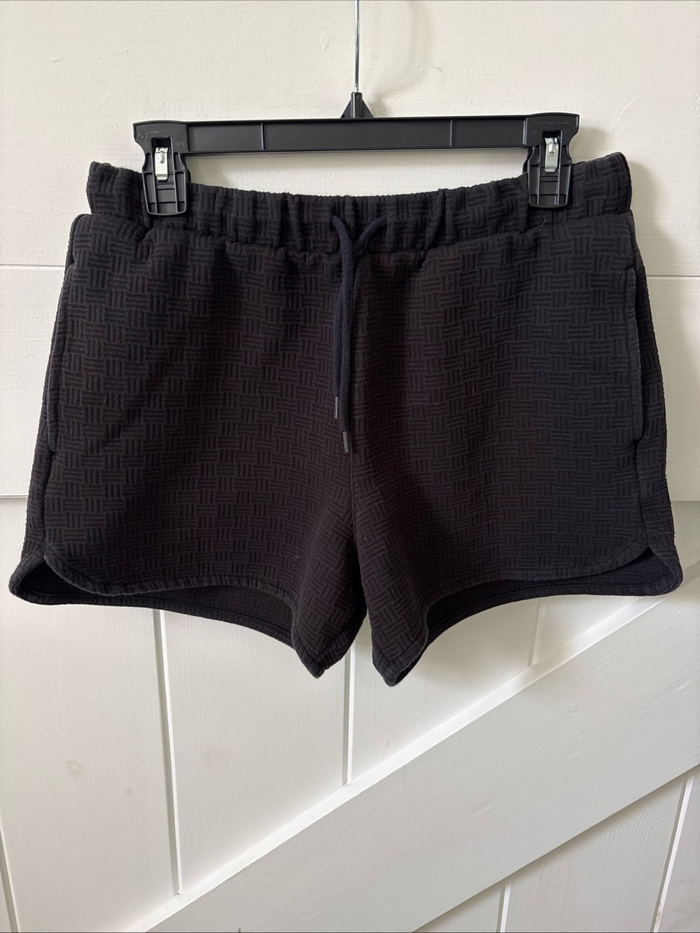 VANS Shorts Womens Small Black Cotton Blend Elastic Waist Skateboard Casual